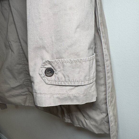 GAP Women's Light Tan Trench Coat - Picture 4 of 6